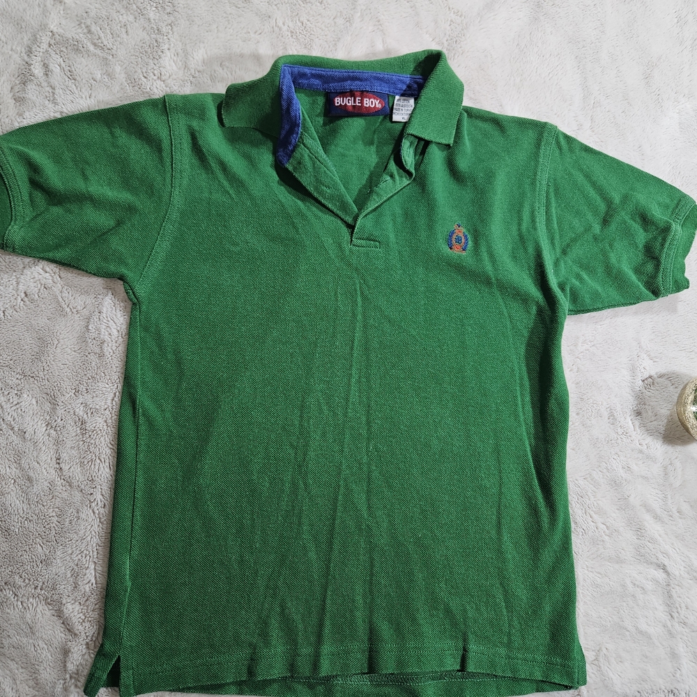 Bugle Boy Green Kids Polo Shirt